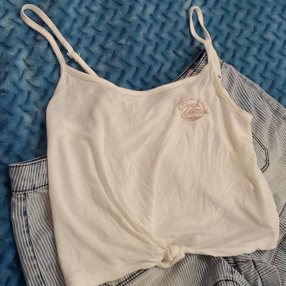 Beach Nation Cotton  On Crop Top